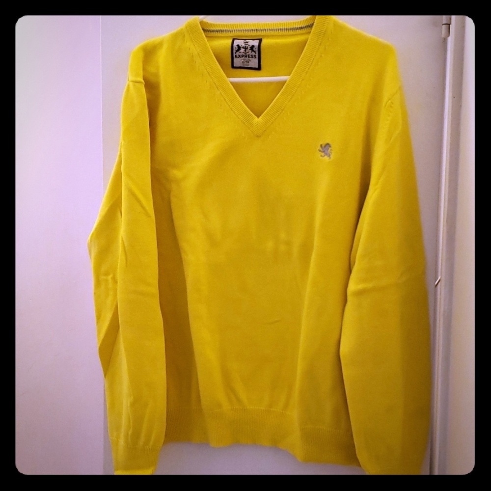 Express yellow sweater
